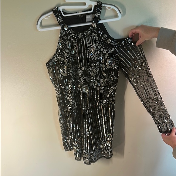 ASOS Other - 🎃 3/$50 BUNDLE ASOS Black Romper with Silver Embellishments